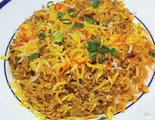 チキンビリヤニ (ライタまたはチキンカレー)（Sunrise Asian Dining ＆ Bar）