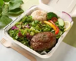 特製和風おろしソース 牛100%ハンバーグ  Japanese style Oroshi sauce Hamburger（ヘルシー＆グリル マドズ 神田淡路町店）