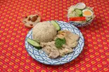 カオマンガイセット(タイ米・野菜サラダ・デザート付き)(タイ王国レストランルンルアン タイ菓子処)