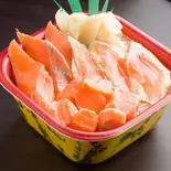 サーモン三種丼（海の幸大漁丼家 桜台店）