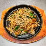 【鉄板で焼いた】豚キムチ(お好み焼き ひろ)