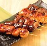 焼き鳥もも(タレ、塩)2本（お好み焼き居酒屋 のすえもん 今池店）