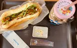 サンドイッチとコーヒーセット（525 Banh my サンドイッチ＆coffee専門店）
