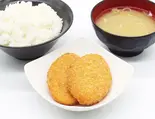 【ごはん大盛り無料】コロッケ2コ定食（情熱食堂 川口青木店）