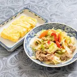 野菜炒め＆だし巻き（Be-yan）