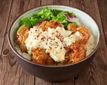 【宮崎名物】チキン南蛮丼 [Miyazaki Specialty] Chicken Nanban Rice Bowl（宮崎辛麺 響 柏木2丁目店）