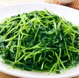 豆苗の炒め（南砂餃子坊）