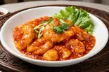 海老のチリソース煮（満洲園 東陽町店）