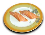 サーモン(2貫)（魚河岸のすしえびす 西代店）