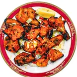 チキン ティカー ボティー ハーフプレート Chicken Tikka Boti (Half Plate)(HAJI RESTAURANT)