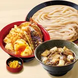 【満腹久セット】きのこつけ汁うどん・月見天丼（久兵衛屋 みずほ台店）