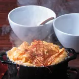 うにクリームのスクランブルエッグ(ミートイートアップ吉祥寺店)