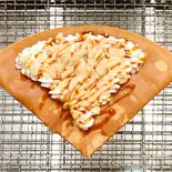 ⑥キャラメルアーモンドホイップ（ナカミチクレープ 足立六町店）