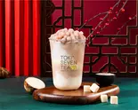 【新発売】タロ芋ミルク（TOKI SEVEN TEA蒲田店）