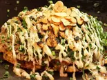焦がしネギマヨガーリック（鉄板居酒屋 お好みキング）
