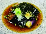 茄子の揚げ出し(四季旬彩 料理人が魅せる神田和食店 桃源郷)
