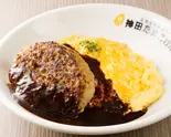カレー＆ハンバーグオム Curry Sauce ＆ Hamburger Omelet Rice（ふわとろオムライスの店 名古屋たまごけん NAGOYATAMAGOKEN）