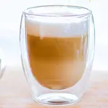 カフェオレ【hot】（【自家製沖縄タコス＆カレー】Cafe ＆ Bar Khaja）