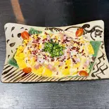 ベーコンと卵のシーザーサラダ(Bir処 市鶏)