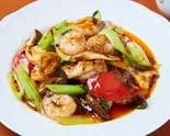 海鮮三種の香辣醤(シャンラージャン)炒め(四川麻辣火鍋 天府 桜木町店(中華料理・定食・ラーメン・餃子))