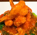 大海老のチリソース(4個)（中国料理唐苑 練馬本店）
