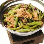 インゲンの四川風鍋（中華料理 華景園）
