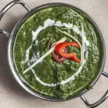 ほうれん草チキンカレー(Sag Chicken Curry)(インド・アジアン料理ハヌマン雪谷店)