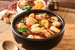 【鶏肉のピリ辛鍋】タットリタン＆ミニビビンバセット（タッカンマリ 닭한마리 TORIMARU 上戸田4丁目店）