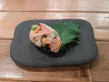昆布、枝豆、桜エビのおにぎり（halToa）