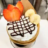 クリームストロベリーチョコバナナ(FUN TIME CAFE)