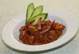Mutton Chilli マトンチリ 1100円(ニルワナム 南インド料理レストラン 神谷町店 Nirvanam South Indian restaurant Kamiyacho branch)