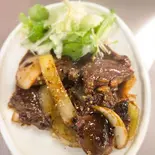 牛ハラミのスタミナ炒め（焼き鳥居酒屋チキンハート駒川中野店）