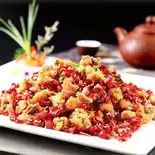 雞の唐揚げ唐辛子炒め（味府 中華居酒屋）