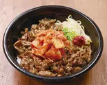 F-1103】キムチ牛カルビ丼Kimchi Topped Short Rib Beef Bowl（ビビンバ・カルビ丼・スンドゥブ グンチャン 神戸駅前店）