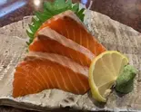 サーモン刺身（鮨處八千代総本店 別亭）