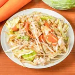 野菜炒め 醤油味 Vegetable Stir-Fry (Soy Sauce Flavor)（肉野菜炒めベジ郎 なんば店）