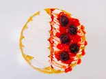 小倉＆ストロベリー＆ストロベリーソース＆ミルククリーム（ワッフルパラダイスMIYAKO 用賀店）