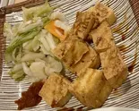 厚揚げ＆浅漬けキャベツ添え（台湾茶屋なんちゃ暖家）