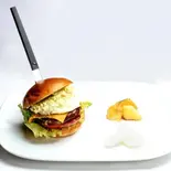 アボカドバーガー ポテト付（BaliCAFE42）