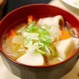 豚汁(もちもち自家製アサイー ALOH & Spoon 菊水店)