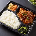 お肉たくさん豚キムチ弁当 Sangen Pork and Kimchi Bento Box（焼肉チョモランマ 武蔵小杉店）