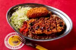 ロースカツ＆カニクリームコロッケカレー（元祖金沢チャンピオンカレーデリバリー 豊中店）