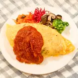 はてな名物オムライス（おいしいカウンター酒場Hatena）
