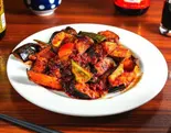マーボー茄子の炒め Stir-fried Mapo Eggplant（関内景記）
