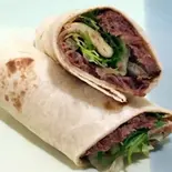 牛肉巻餅1個 (牛肉ブリトー)(中華料理 姉妹)