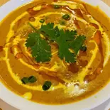プラウンココナッツミルクカレーPrawn Coconutmilk Curry(インド料理ハティ)