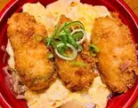 カキフライ 玉とじ丼（大衆魚酒場 魚の舞）