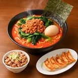 とんこつ担々麺DXセット（横濱とんこつ TUKASA 横浜中華街本店）