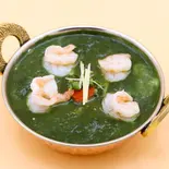 サグ海老 Saag Shrimp(ヒマンス HIMANSU Indian Restaurant and Bar)
