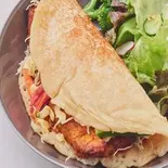 ドーサタコスマトン/Mutton Dosa tacos（バンゲラズスパイス ビストロ＆カフェ 東京駅店）